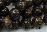 CBZ52 15.5 inches 12mm round bronzite gemstone beads wholesale