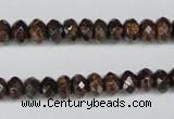 CBZ91 15.5 inches 5*8mm faceted rondelle bronzite gemstone beads