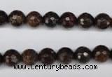 CBZ94 15.5 inches 8mm faceted round bronzite gemstone beads