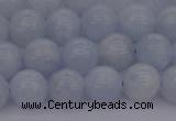 CCA406 15.5 inches 8mm round blue calcite gemstone beads