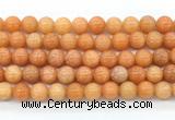 CCA572 15 inches 10mm round peach calcite gemstone beads