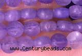 CCB1044 15 inches 4mm faceted coin tanzanite beads