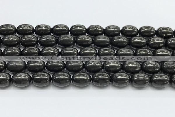 CCB1200 15 inches 10*14mm drum shungite gemstone beads