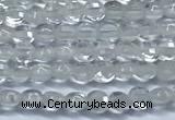 CCB1350 15 inches 2.5mm faceted coin white crystal beads