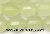 CCB1420 15 inches 9mm - 10mm faceted New jade beads