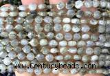 CCB1832 15 inches 6mm faceted coin labradorite gemstone beads