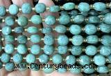 CCB1962 15 inches 8mm faceted coin dyed jade beads