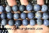CCB464 15 inches 12mm round blue coral beads