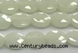 CCB919 15.5 inches 6*8mm faceted oval luminous beads
