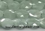 CCB924 15.5 inches 6*8mm faceted oval green angel skin beads