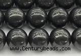 CCB966 15 inches 8mm round shungite gemstone beads wholesale