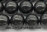 CCB967 15 inches 10mm round shungite gemstone beads wholesale