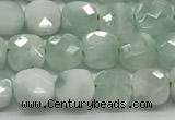 CCB974 15.5 inches 6*6mm faceted square angel skin beads