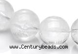 CCC10 15.5 inches 16mm round white crystal beads Wholesale