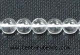 CCC278 15.5 inches 8mm round A grade natural white crystal beads