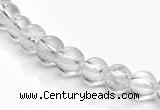 CCC35 15.5 inches 4mm round white crystal beads Wholesale