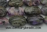 CCG102 15.5 inches 12*16mm oval charoite gemstone beads