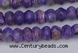 CCG116 15.5 inches 4*7mm rondelle charoite gemstone beads