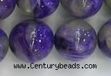 CCG304 15.5 inches 12mm round natural charoite gemstone beads