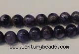 CCG31 15.5 inches 8mm round natural charoite gemstone beads