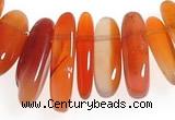 CCH07 16 inches red onyx chips gemstone beads wholesale