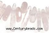 CCH10 16 inches rose quartz chips gemstone beads wholesale