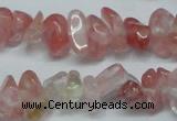 CCH237 34 inches 5*8mm cherry quartz chips beads wholesale
