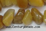 CCH271 34 inches 8*12mm yellow aventurine chips gemstone beads wholesale