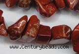 CCH275 34 inches 8*12mm red jasper chips gemstone beads wholesale