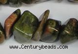 CCH296 34 inches 8*12mm unakite chips gemstone beads wholesale