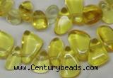 CCH313 15.5 inches 10*15mm synthetic citrine chips beads wholesale