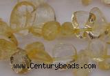 CCH612 15.5 inches 6*8mm - 10*14mm citrine chips gemstone beads