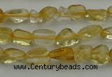 CCH672 15.5 inches 4*6mm - 5*8mm citrine gemstone chips beads