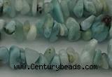 CCH676 15.5 inches 4*6mm - 5*8mm larimar gemstone chips beads