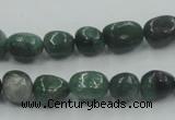 CCJ11 15.5 inches 8*12mm nugget natural African jade beads wholesale