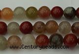 CCJ451 15.5 inches 6mm round colorful jasper beads wholesale