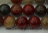 CCJ454 15.5 inches 12mm round colorful jasper beads wholesale