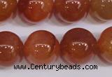 CCL08 15 inches 18mm round carnelian gemstone beads wholesale