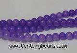 CCN09 15.5 inches 4mm round candy jade beads wholesale