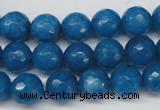 CCN1203 15.5 inches 10mm faceted round candy jade beads wholesale