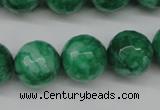 CCN1227 15.5 inches 16mm faceted round candy jade beads wholesale