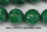 CCN1228 15.5 inches 18mm faceted round candy jade beads wholesale
