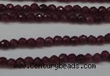 CCN1312 15.5 inches 3mm faceted round candy jade beads wholesale