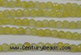 CCN1321 15.5 inches 4mm faceted round candy jade beads wholesale