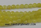 CCN1325 15.5 inches 6mm faceted round candy jade beads wholesale