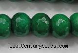 CCN1417 15.5 inches 12*16mm faceted rondelle candy jade beads