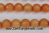 CCN1823 15 inches 10mm faceted round candy jade beads wholesale