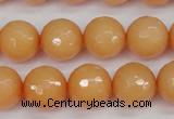 CCN1824 15 inches 12mm faceted round candy jade beads wholesale