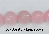 CCN1855 15 inches 14mm faceted round candy jade beads wholesale