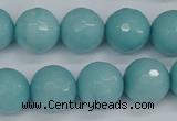CCN1865 15 inches 14mm faceted round candy jade beads wholesale